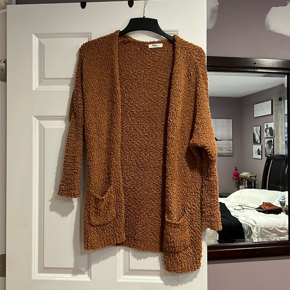 Plush cardigan